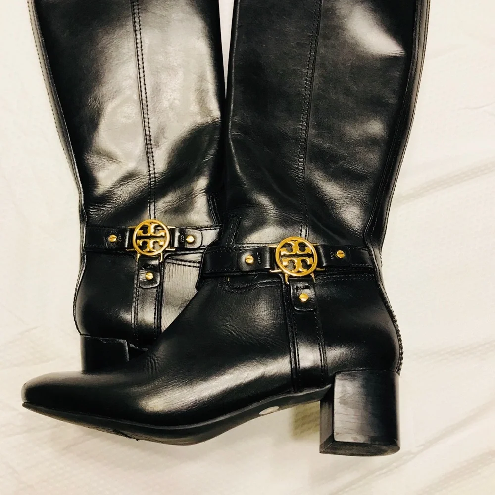 Tory Burch leather‎ heel boots